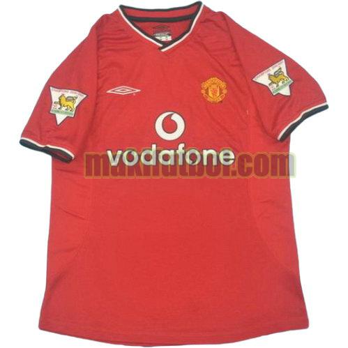 camisetas manchester united pl 2000-2002 primera