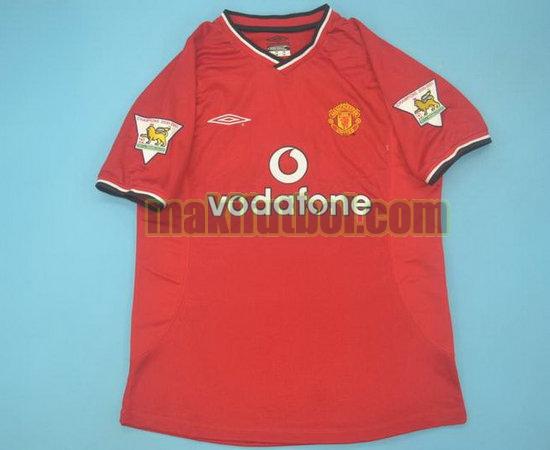 camisetas manchester united pl 2000-2002 primera