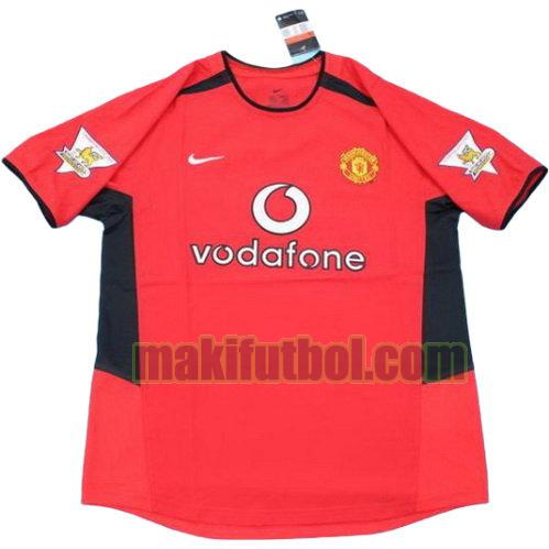 camisetas manchester united pl 2002-2004 primera