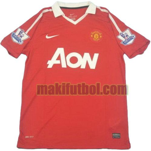 camisetas manchester united pl 2010-2011 primera