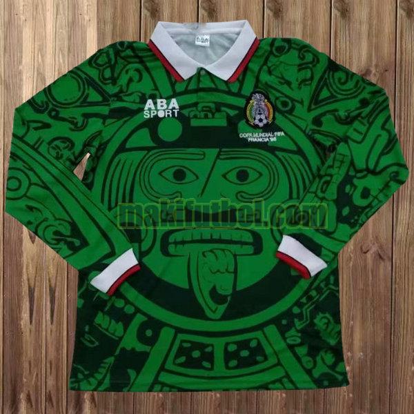 camisetas méxico 1998 primera ml verde