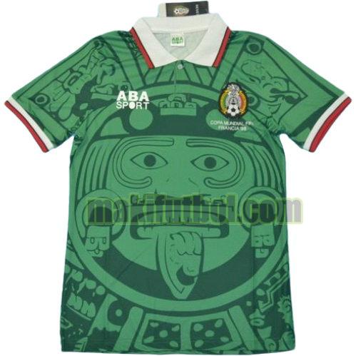 camisetas méxico copa mundial 1998 primera