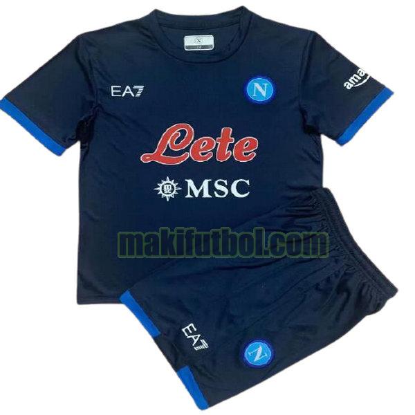camisetas napoli niño 2021 2022 azul