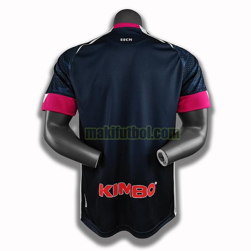 camisetas nápoles 2020-2021 tercera player negro