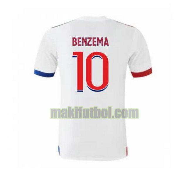 camisetas olympique lyonnais 2020-2021 primera benzema 10