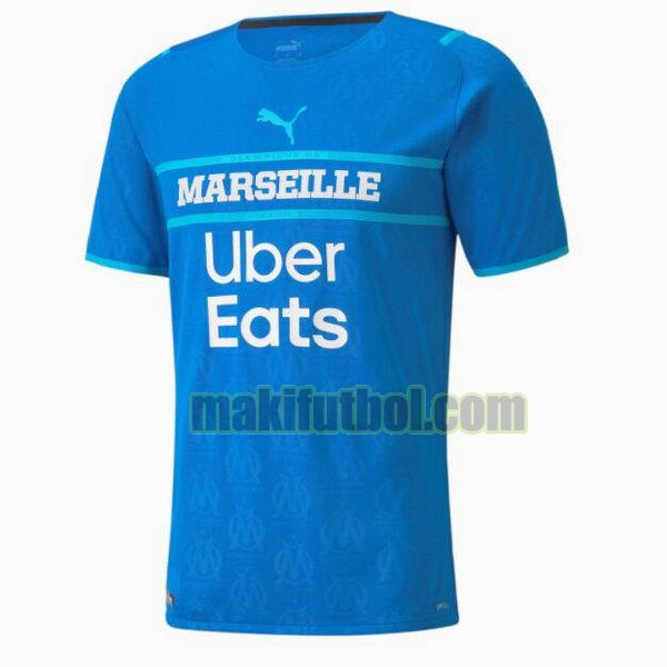 camisetas olympique marseille 2021 2022 tercera equipacion azul