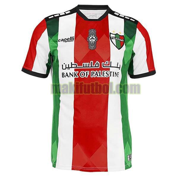 camisetas palestino 2021 2022 segunda tailandia blanco rojo verde