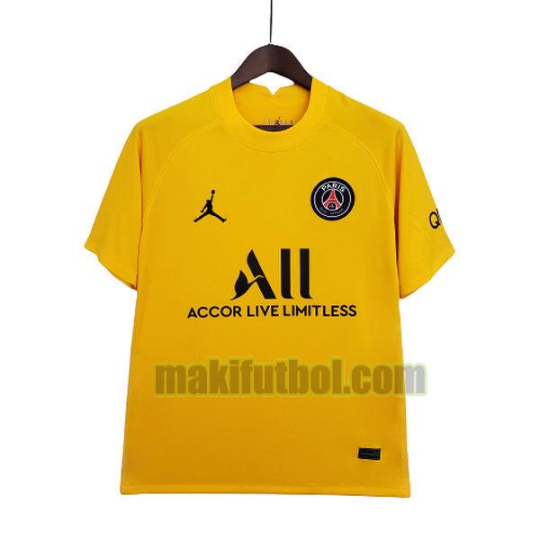 camisetas paris saint-germain 2021 2022 portero tailandia amarillo