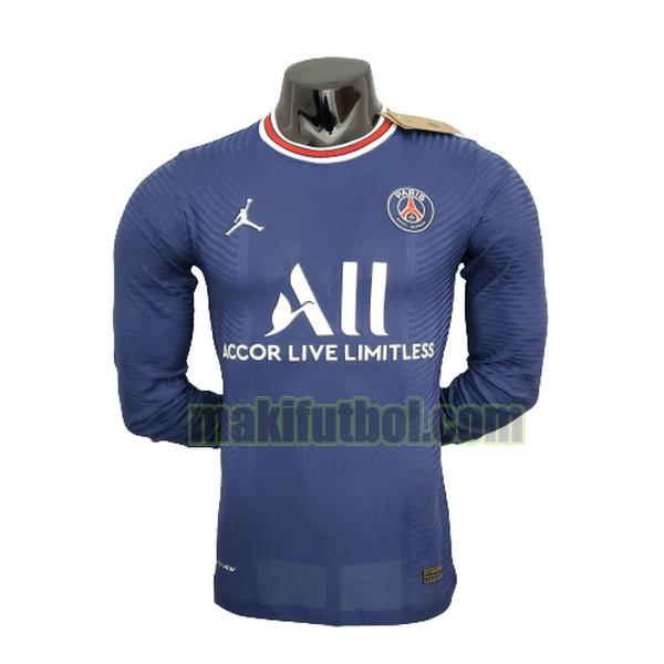 camisetas paris saint-germain 2021 2022 primera ml player azul