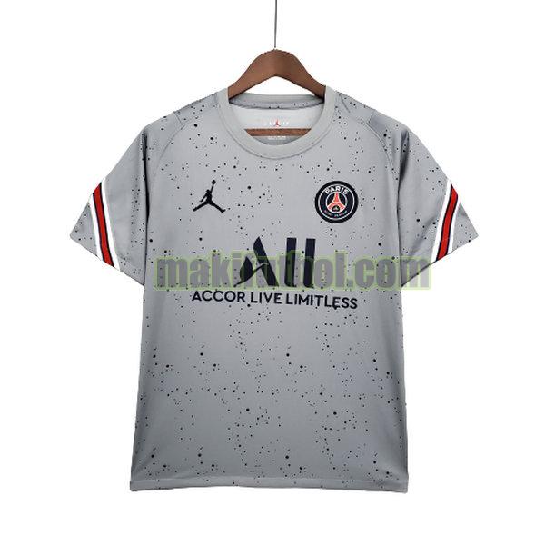 camisetas paris saint-germain 2021 2022 training gris