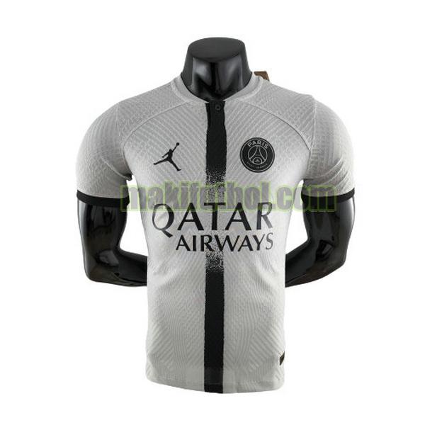 camisetas paris saint-germain 2022 2023 tercera player gris