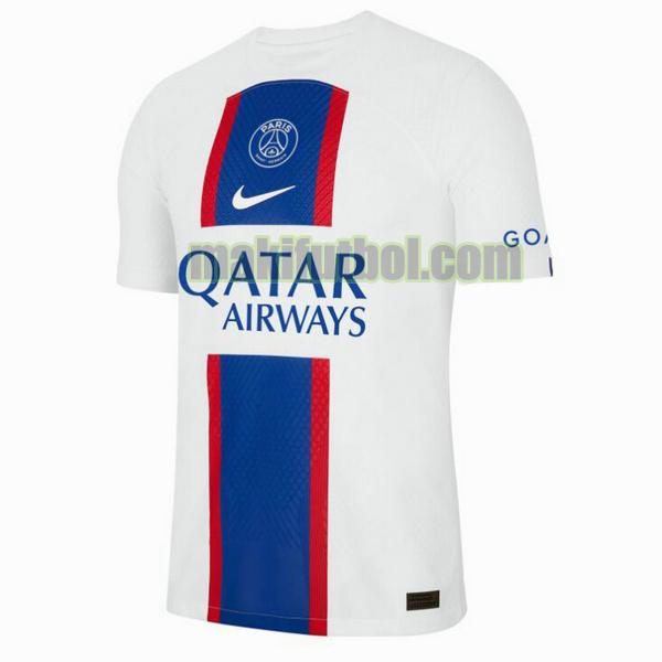 camisetas paris saint-germain 2022 2023 tercera tailandia blanco