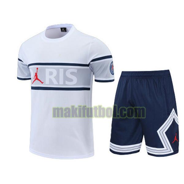 camisetas paris saint-germain 2022 2023 training conjunto blanco negro