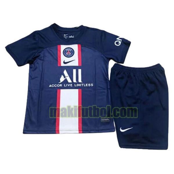 camisetas paris saint-germain niño 2022 2023 primera azul