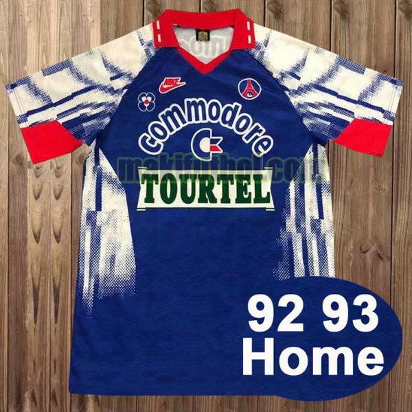 camisetas paris saint germain 1992-1993 primera azul