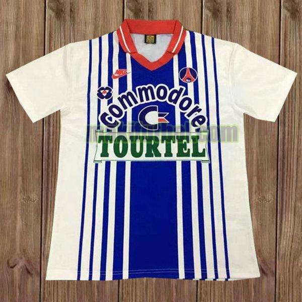camisetas paris saint germain 1993-1994 segunda blanco
