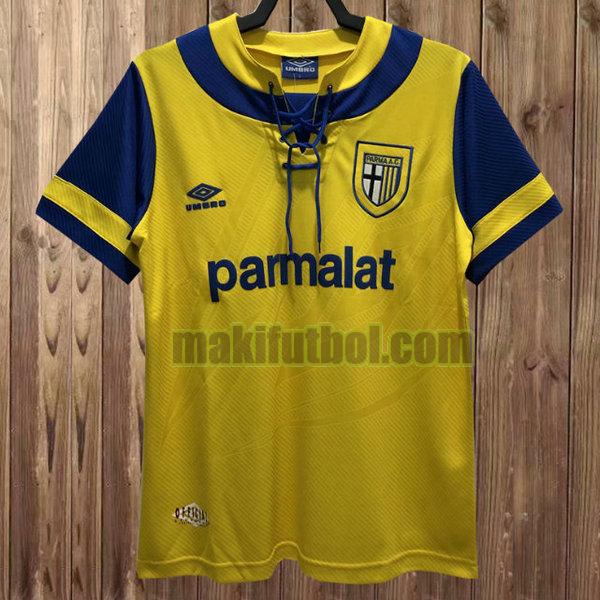 camisetas parma 1993-1995 segunda amarillo
