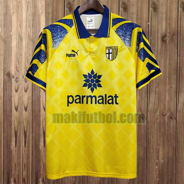 camisetas parma 1995-1997 tercera amarillo