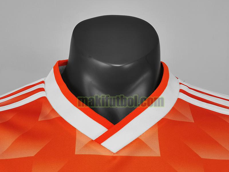 camisetas países bajos 1988 primera player naranja