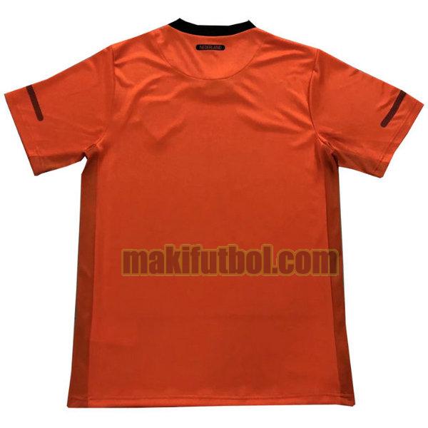 camisetas países bajos 2010 primera naranja