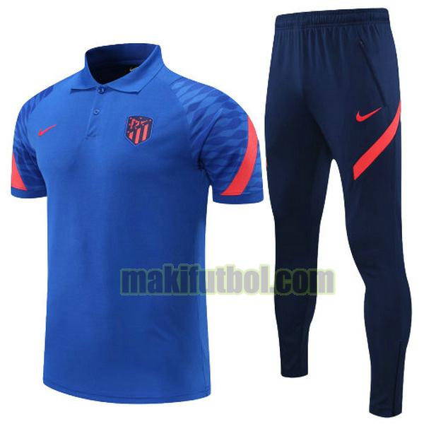 camisetas polo atletico madrid 2022 conjunto azul