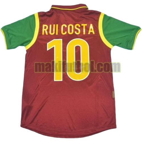 camisetas portugal copa mundial 1998 primera rui costa 10