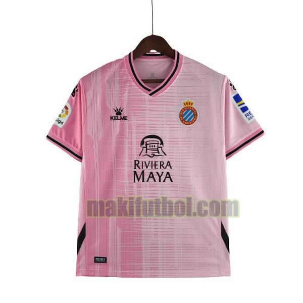 camisetas rcd espanyol 2022 2023 segunda tailandia rosa