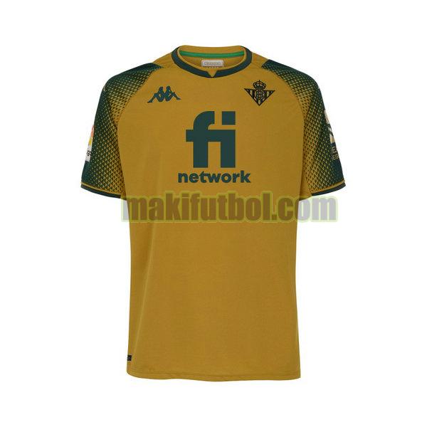 camisetas real betis 2021 2022 tercera equipacion amarillo