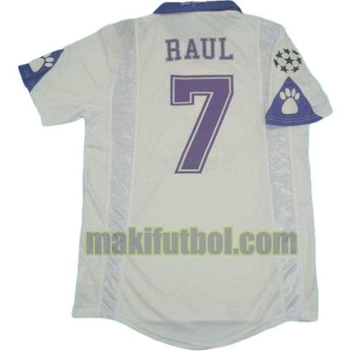 camisetas real madrid 1997-1998 primera raul 7