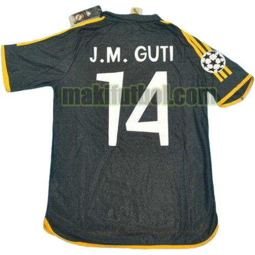 camisetas real madrid 1999-2000 segunda j.m. guti 14