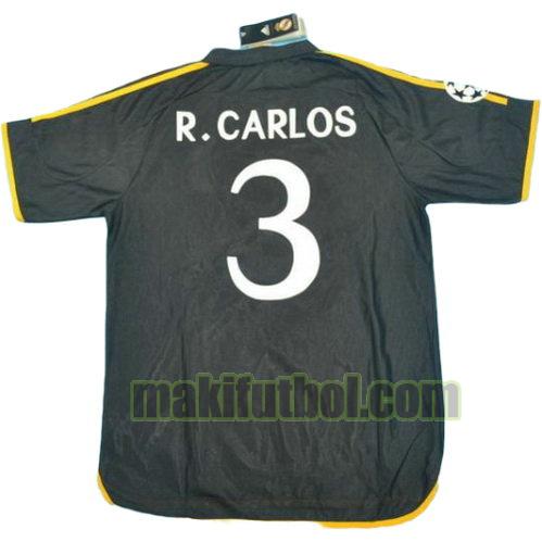 camisetas real madrid 1999-2000 segunda r.carlos 3