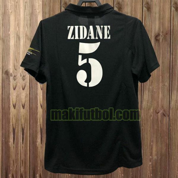 camisetas real madrid 2002-2003 segunda zidane 5 negro