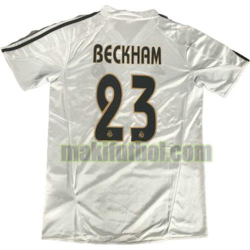camisetas real madrid 2003-2004 primera beckham 23