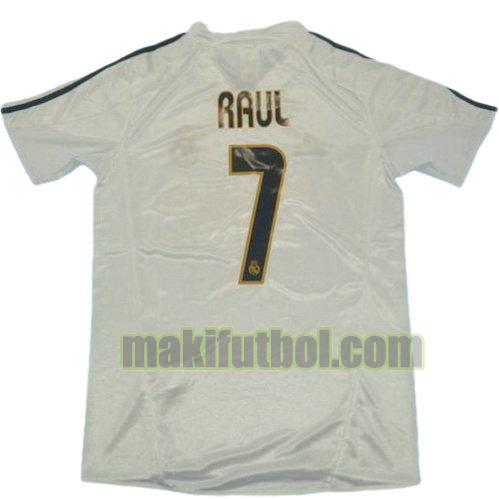 camisetas real madrid 2003-2004 primera raul 7