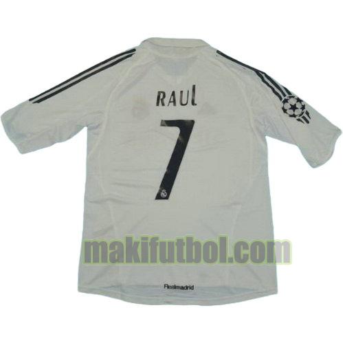 camisetas real madrid 2005-2006 primera raul 7