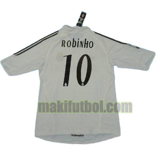 camisetas real madrid 2005-2006 primera robinho 10
