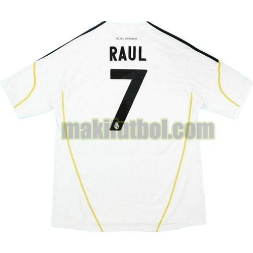 camisetas real madrid 2009-2010 primera raul 7
