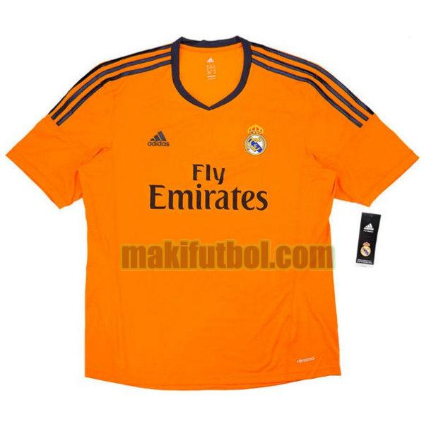 camisetas real madrid 2013-2014 tercera orange