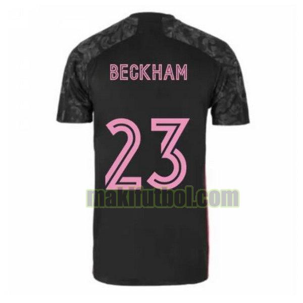 camisetas real madrid 2020-2021 tercera beckham 23 negro