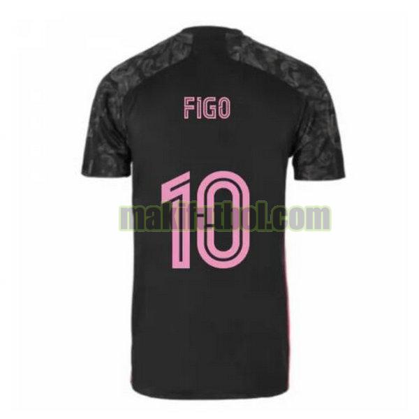 camisetas real madrid 2020-2021 tercera figo 10 negro