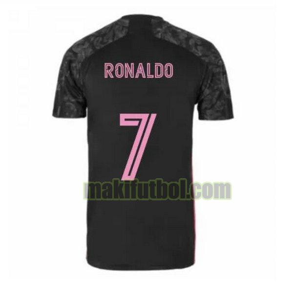 camisetas real madrid 2020-2021 tercera ronaldo 7 negro