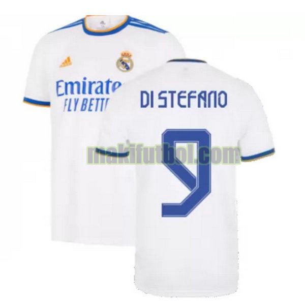camisetas real madrid 2021 2022 primera di stefano 9 blanco