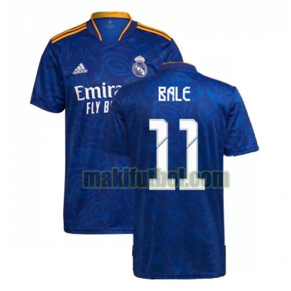 camisetas real madrid 2021 2022 segunda bale 11 azul