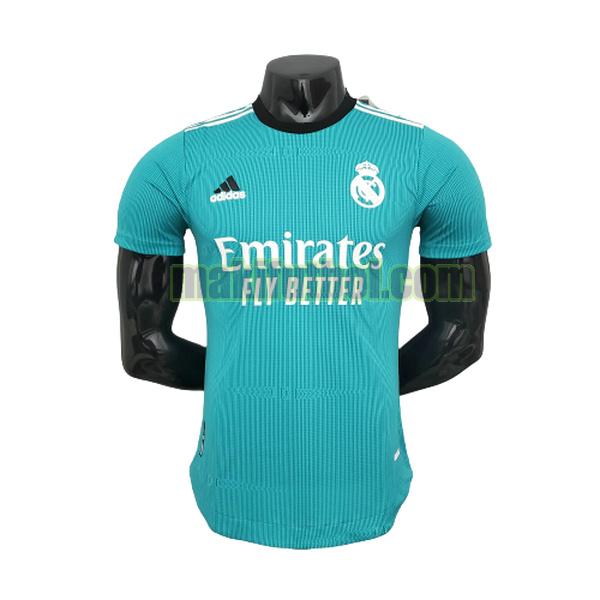 camisetas real madrid 2021 2022 tercera player verde