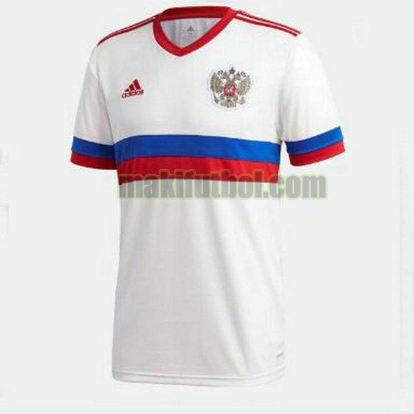 camisetas rusia 2021 2022 segunda equipacion blanco