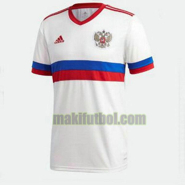 camisetas rusia 2021 2022 segunda tailandia blanco