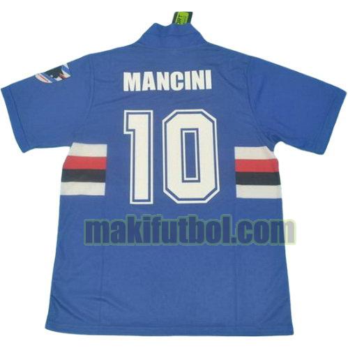 camisetas sampdoria 1990-1991 primera mancini 10