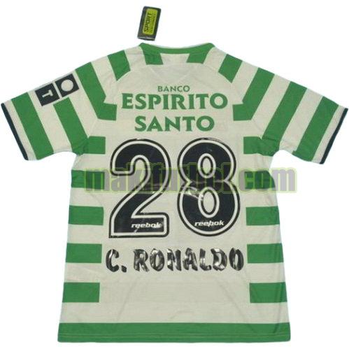 camisetas sporting de lisboa 2002-2003 primera ronaldo 28