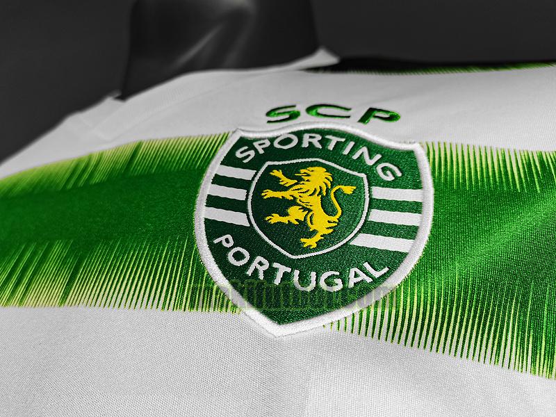 camisetas sporting de lisboa 2020-2021 primera player blanco verde