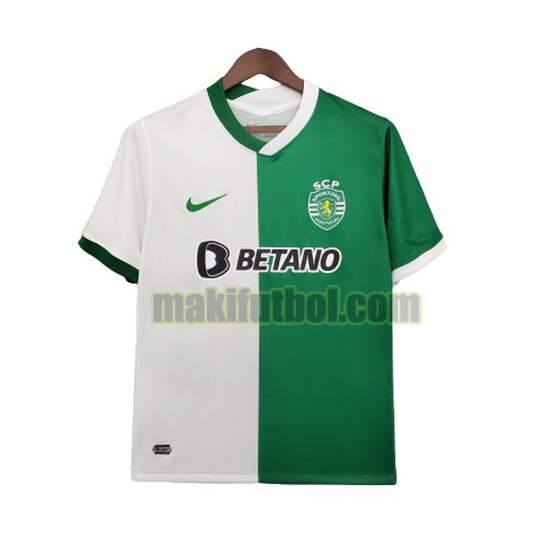 camisetas sporting de lisboa 2021 2022 pre-match training verde blanco